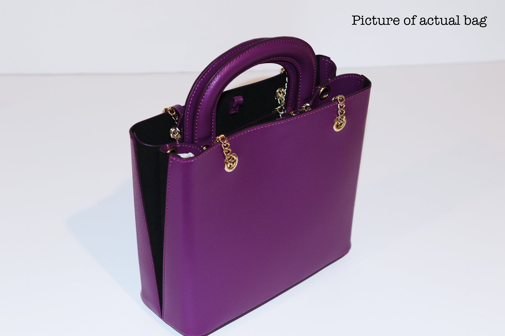 SSW - Dubai Crossbody and Lady Leather Bag in Vibrant Grape Purple