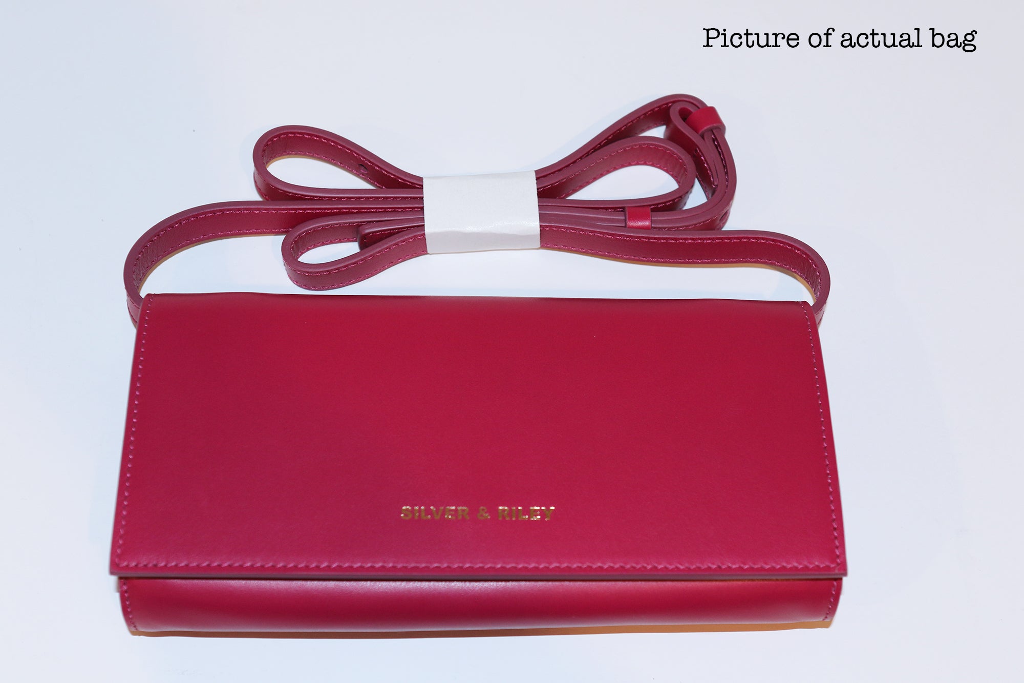 SSW - Durban Convertible Crossbody and Clutch Leather Bag in Fuchsia Pink - Silver & Riley