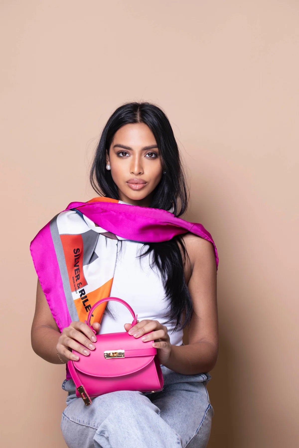 Petite New Yorker Bag in Battery Pink City - Gold Hardware