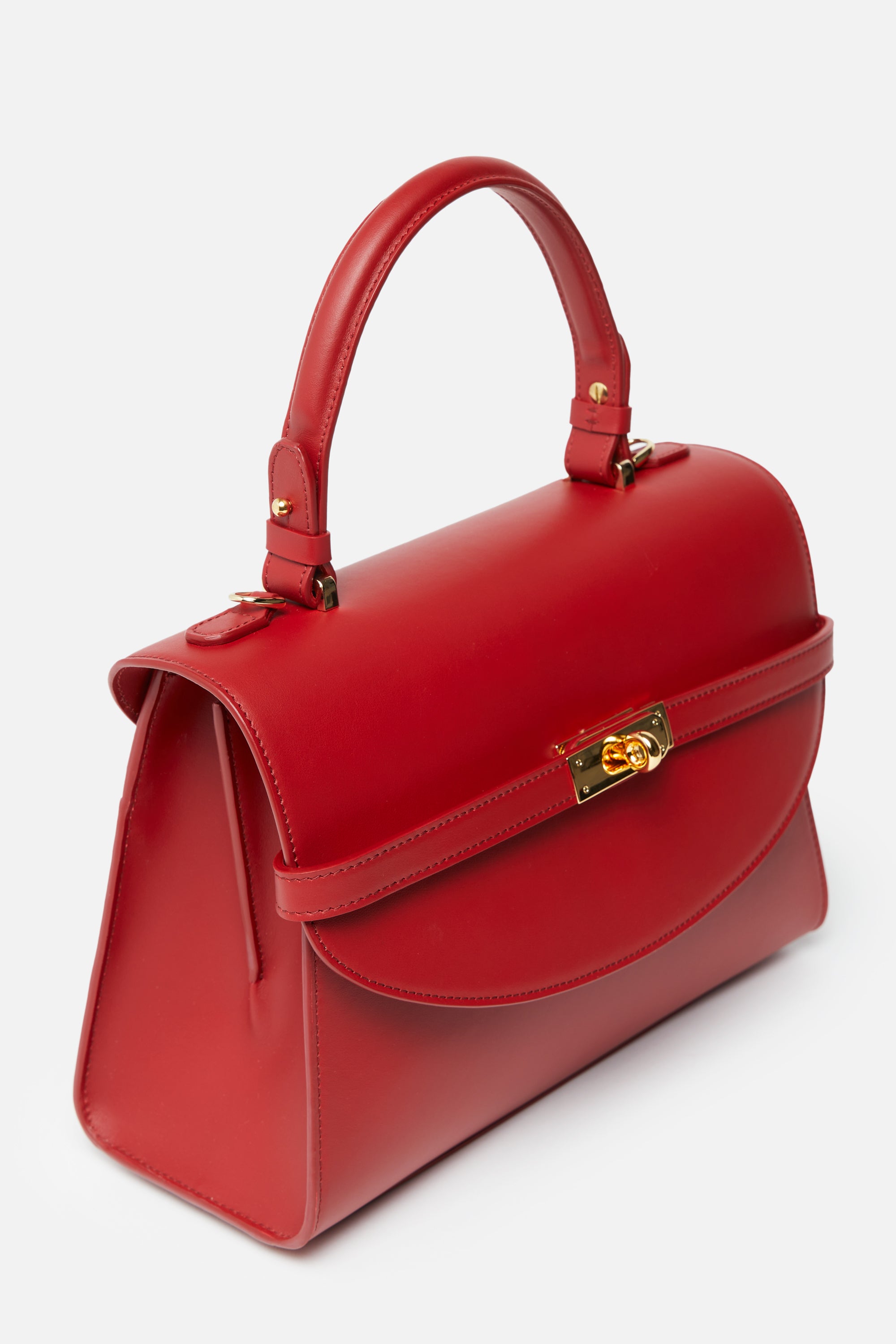 Classic New Yorker Bag in Greenwich Mandarin Orange - Gold Hardware