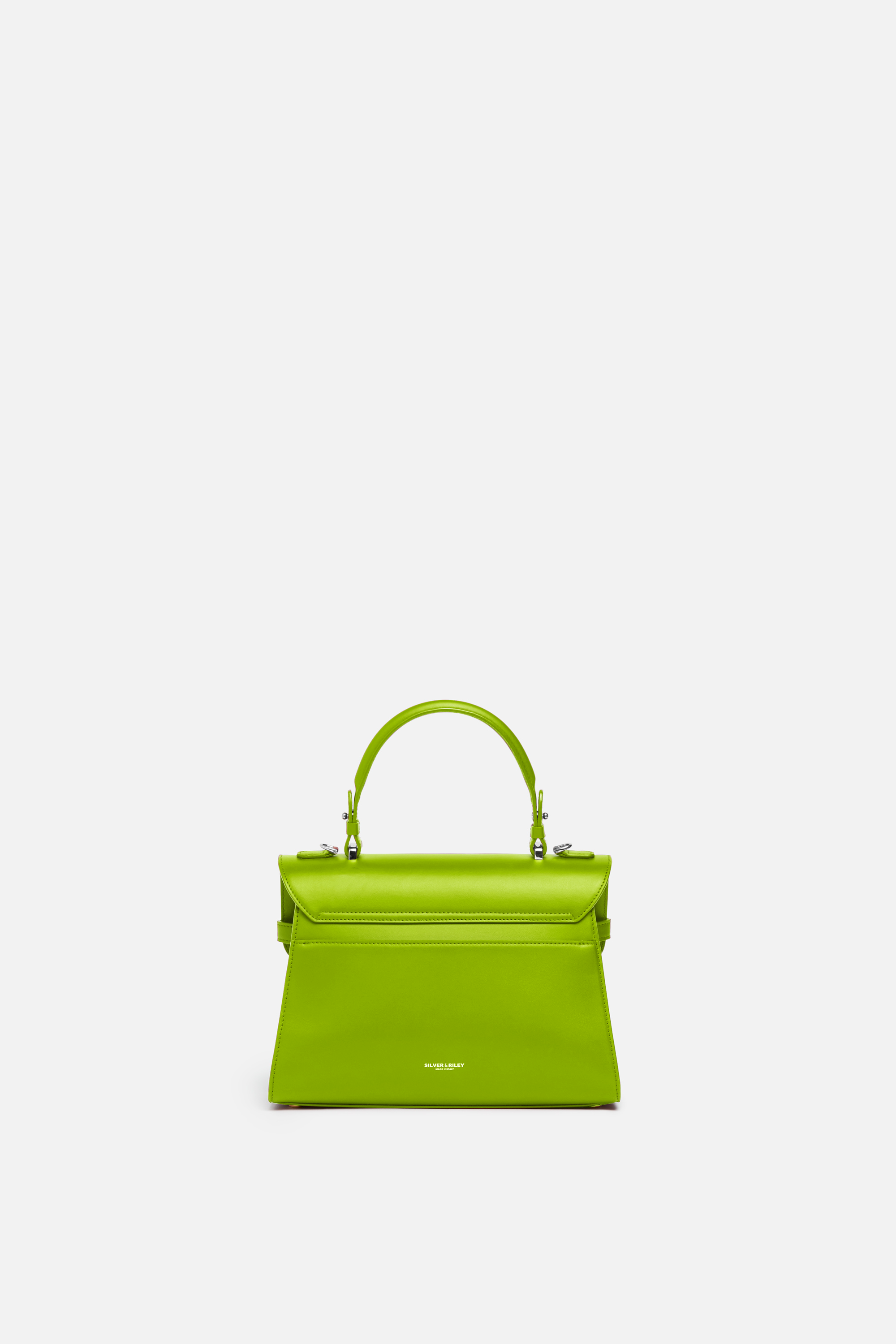 Classic New Yorker Bag in NoLIta Lime Green - Silver Hardware