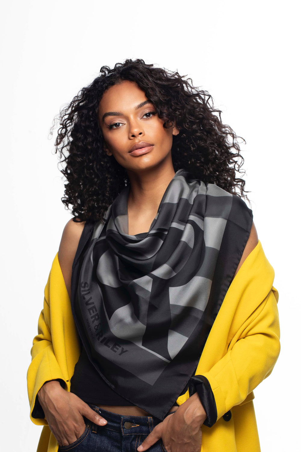 Silks - Gotham Shadow Scarf - 90