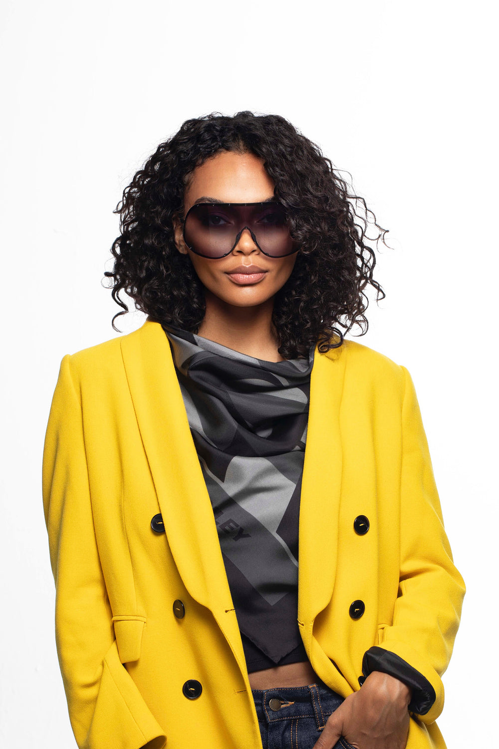 Silks - Gotham Shadow Scarf - 90