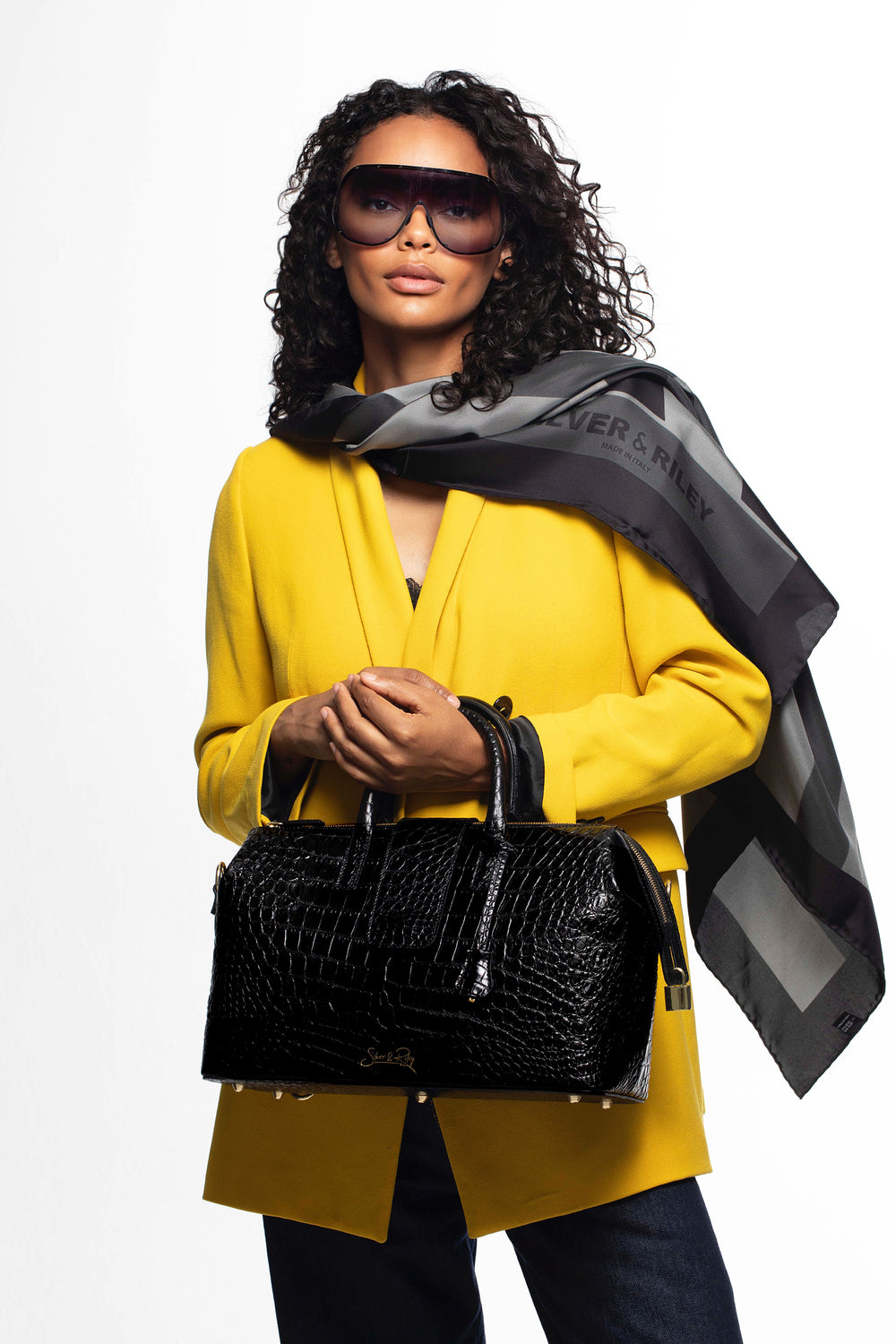 Silks - Gotham Shadow Scarf - 90