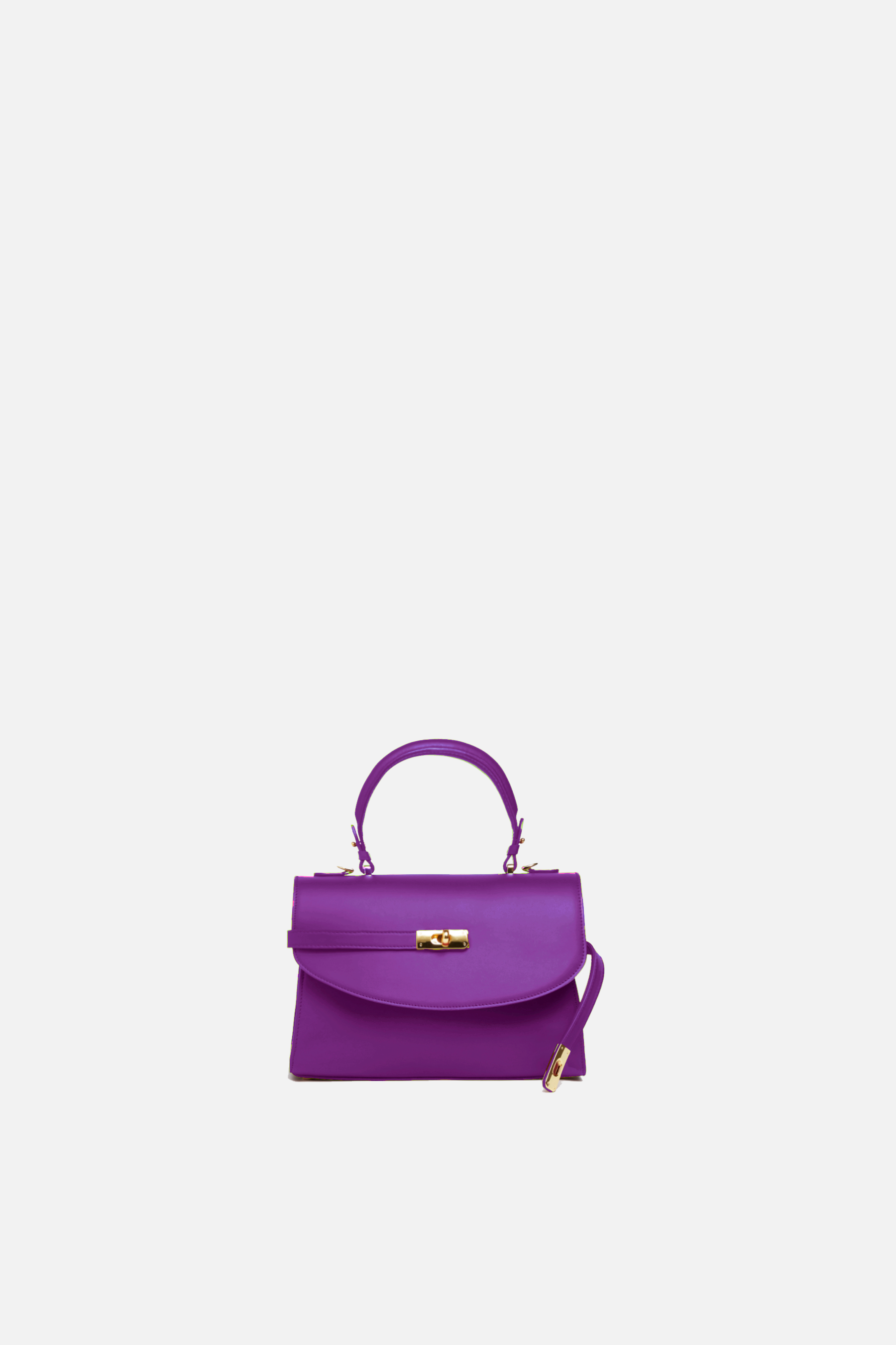 Petite New Yorker Bag in Midtown in Purple - Gold Hardware - WAITLIST