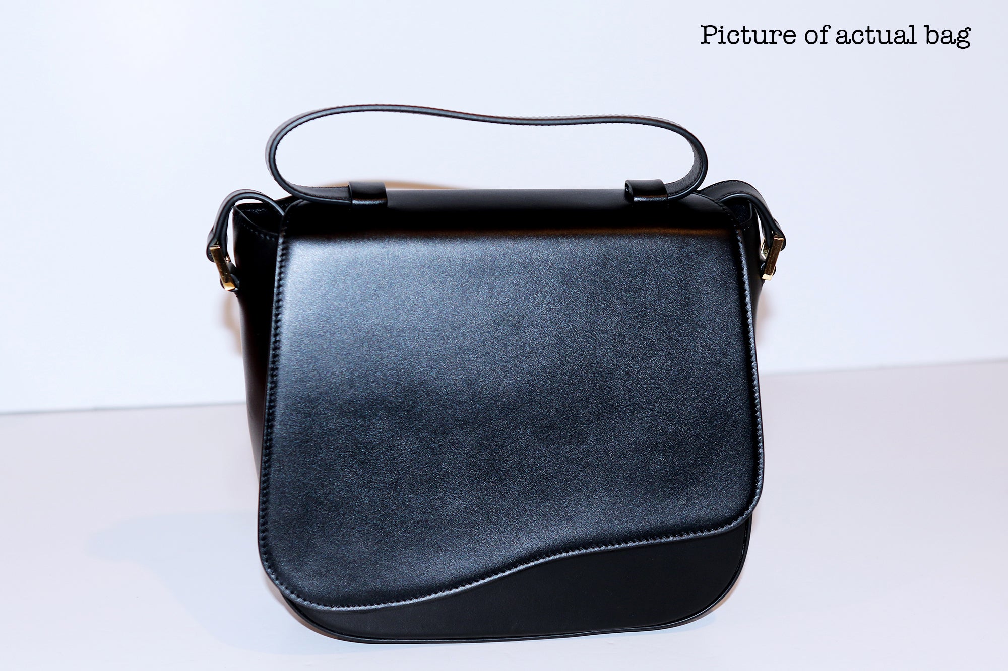 SSW - Milan Crossbody Leather Bag in Noir - Silver & Riley