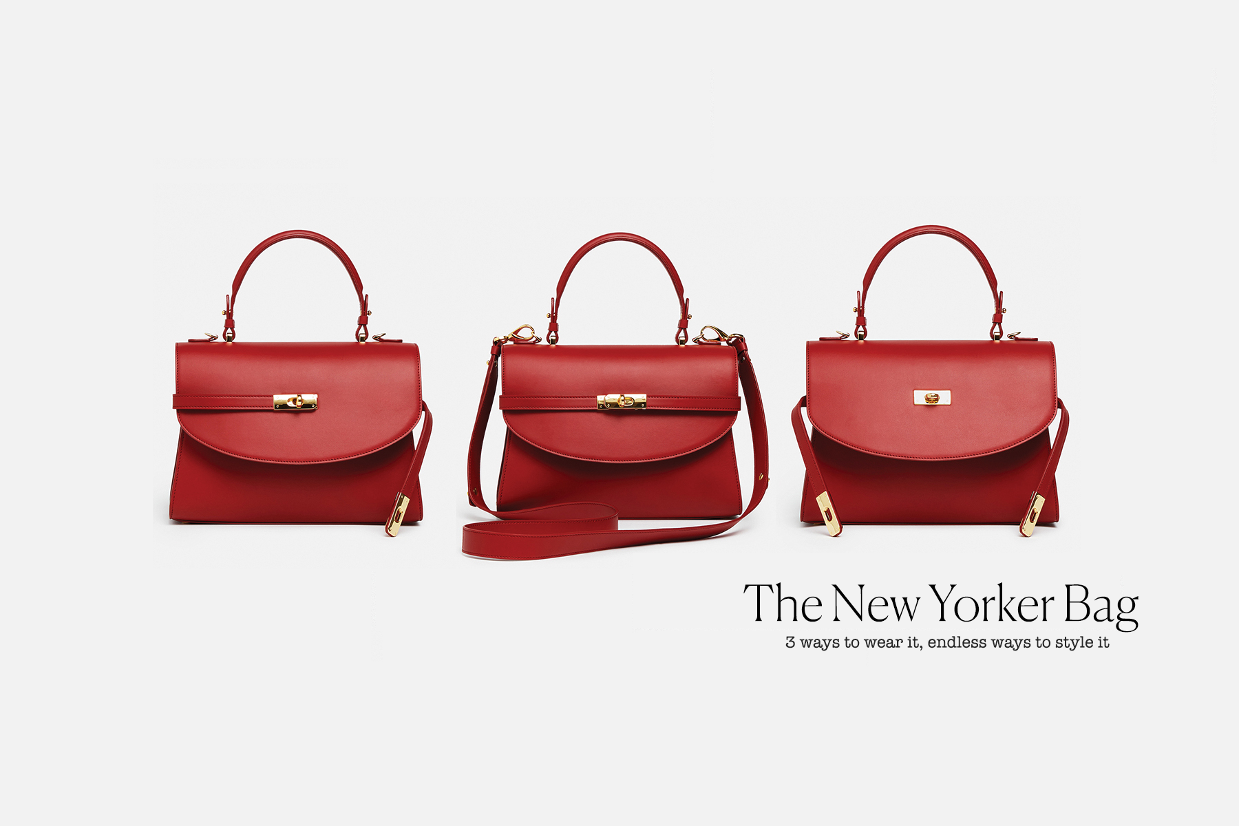Silver Raily Classic New Yorker Bag in Fort Greene - Gold Hardware | Silver & Riley