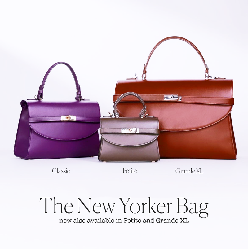 Grande XL New Yorker Bag in Bushwick Brown - Silver Hardware