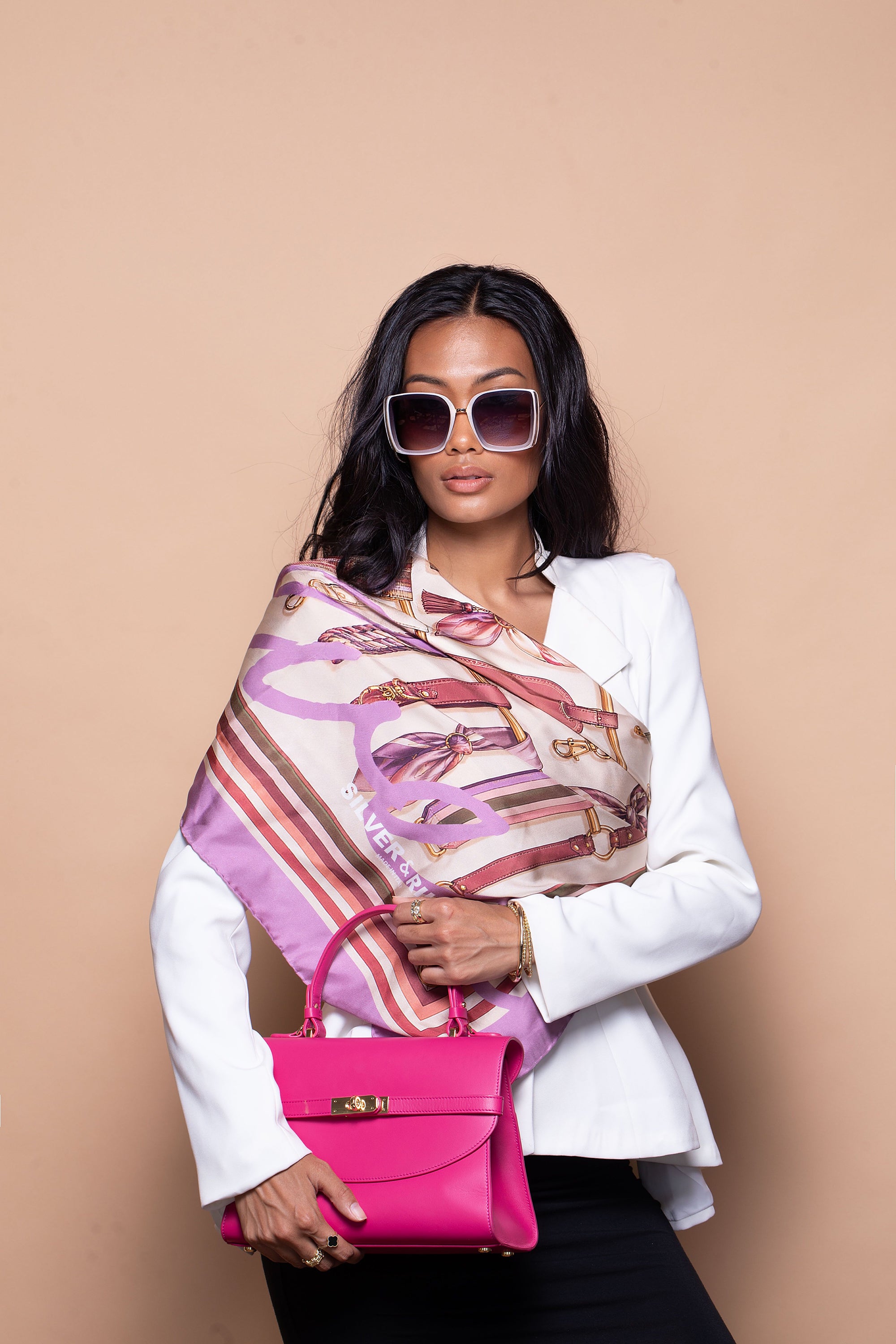 Classic New Yorker Bag in Battery Pink City - Gold Hardware - WAITLIST