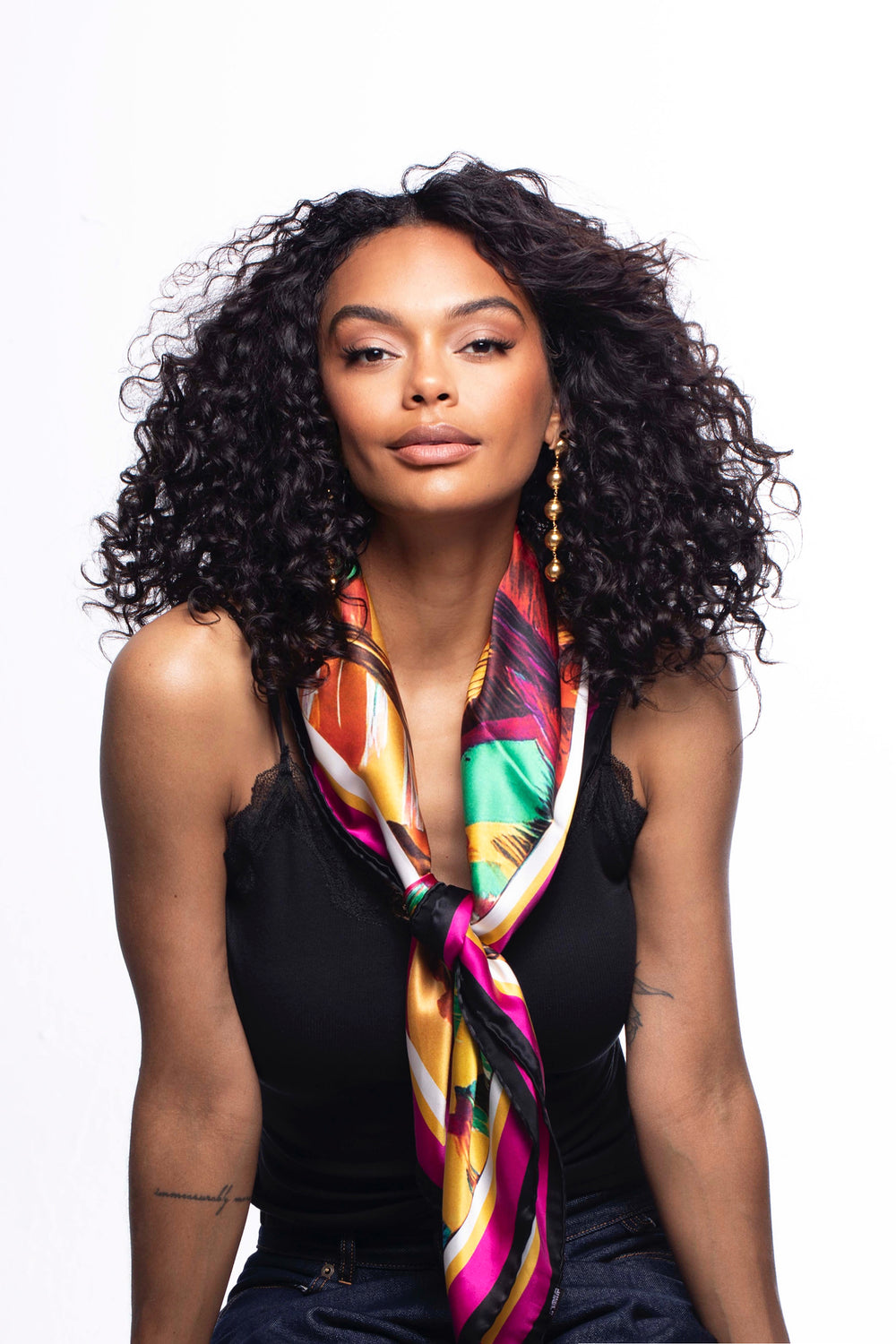 Silks - Pulse in Port of Spain Scarf - 90
