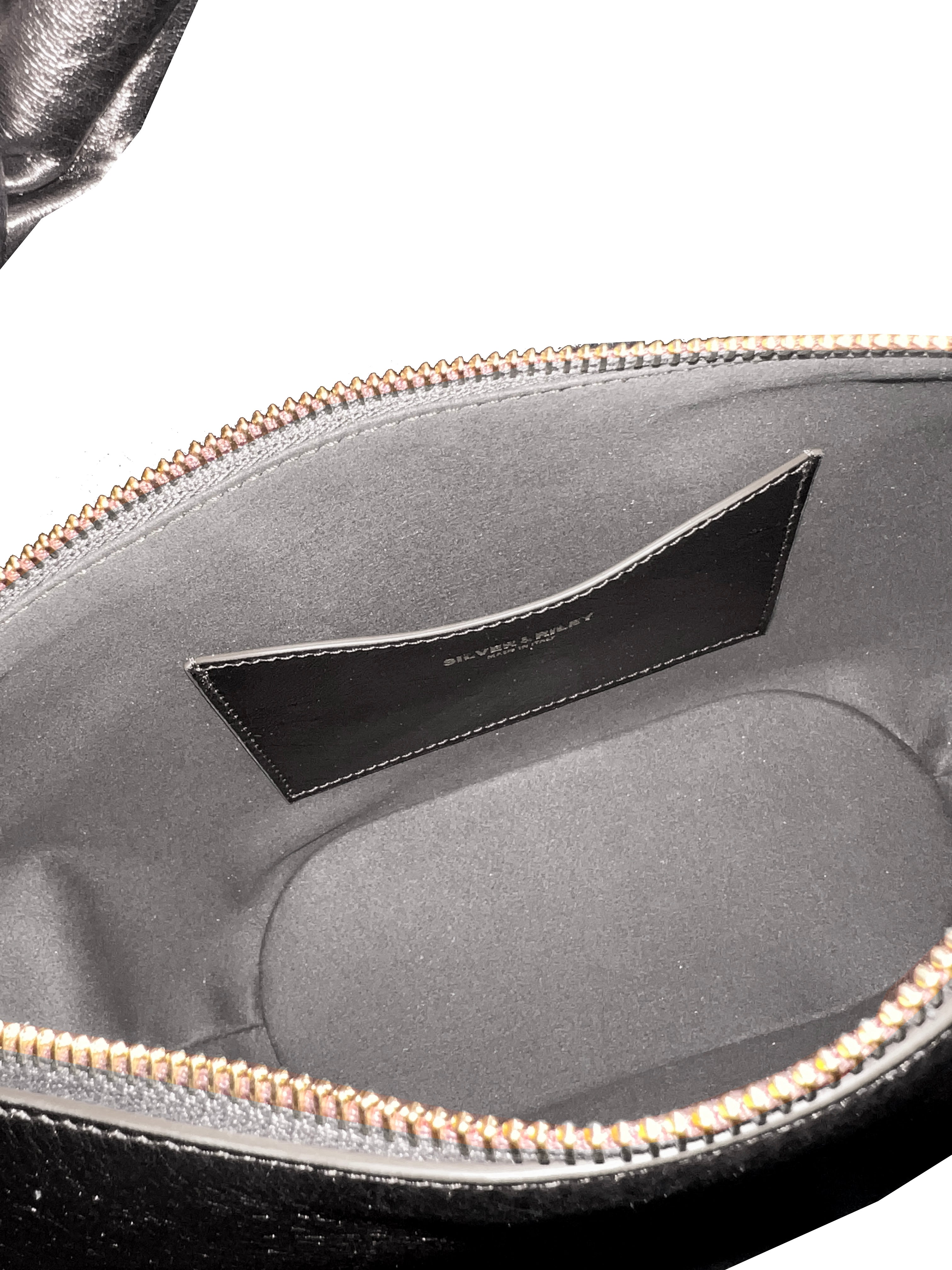 Rio Handle Bag in Gunmetal Metallic