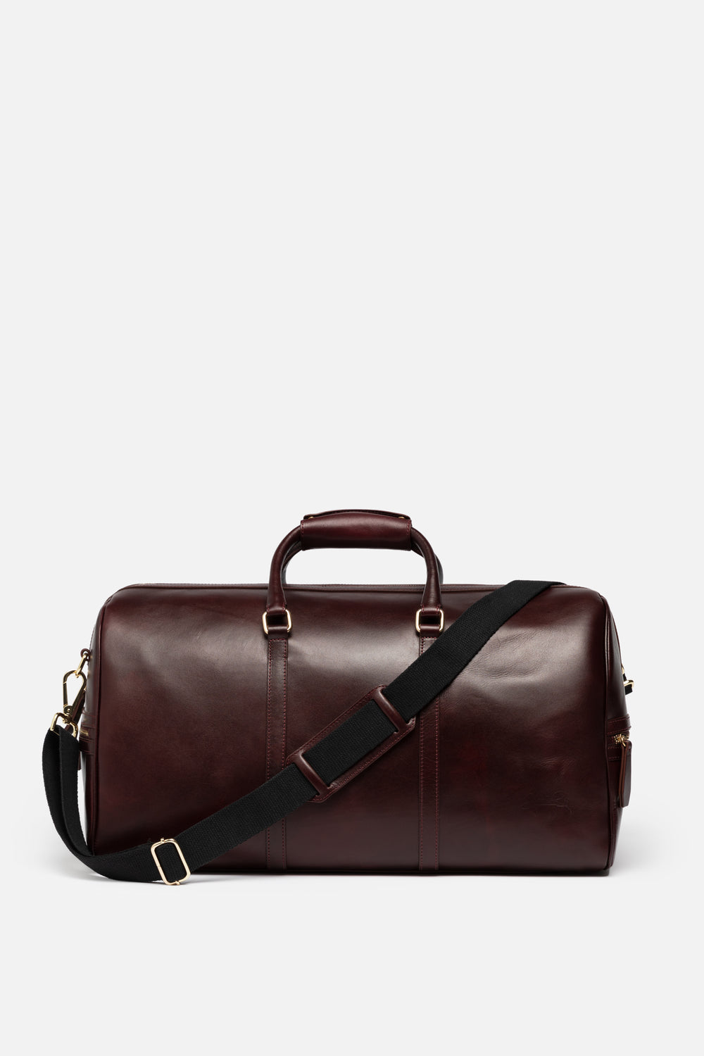 Beverly Hills Carryall Duffle Leather Bag in Oxblood Burgundy - WAITLIST