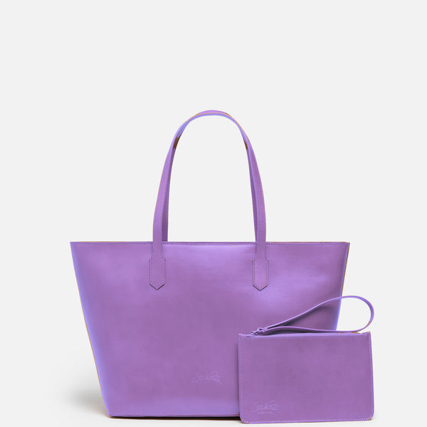 Lilac tote bag shop
