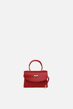 Petite New Yorker Bag in SoHo Red - Gold Hardware