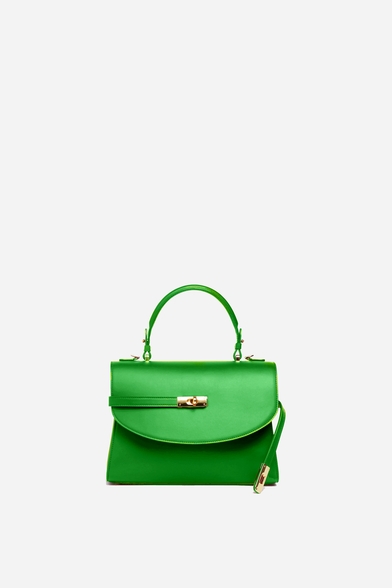 Classic New Yorker Bag in Upper Green Side - Gold Hardware - WAITLIST