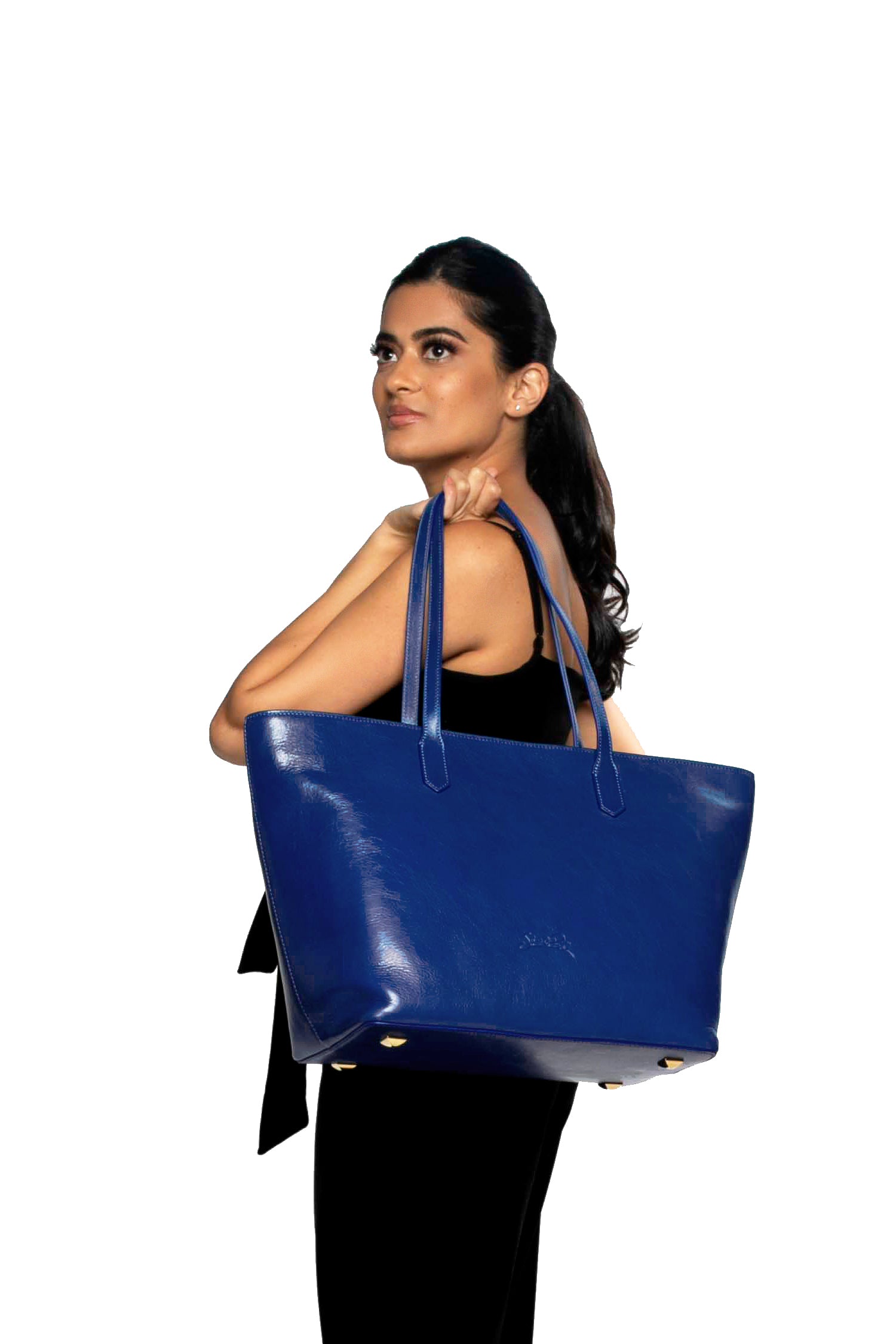 Manila All Purpose Large Carryall Tote Bag In Dark Royal Blue