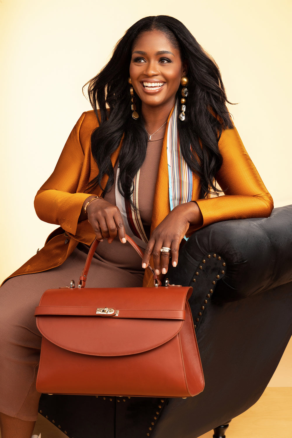 Grande XL New Yorker Bag in Bushwick Brown - Silver Hardware - WAITLIST