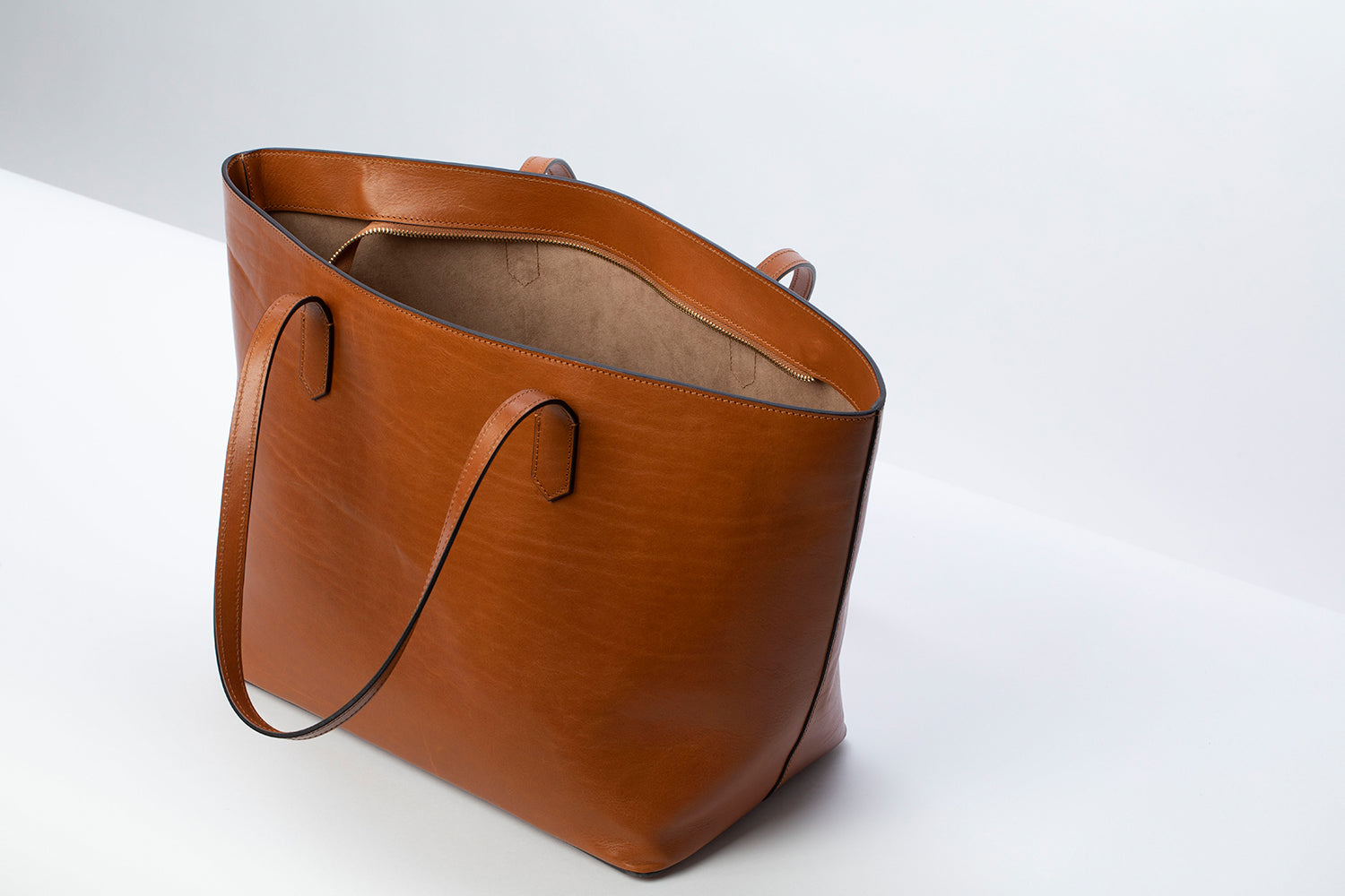 Manila All Purpose Tote Bag in Camel - Silver & Riley