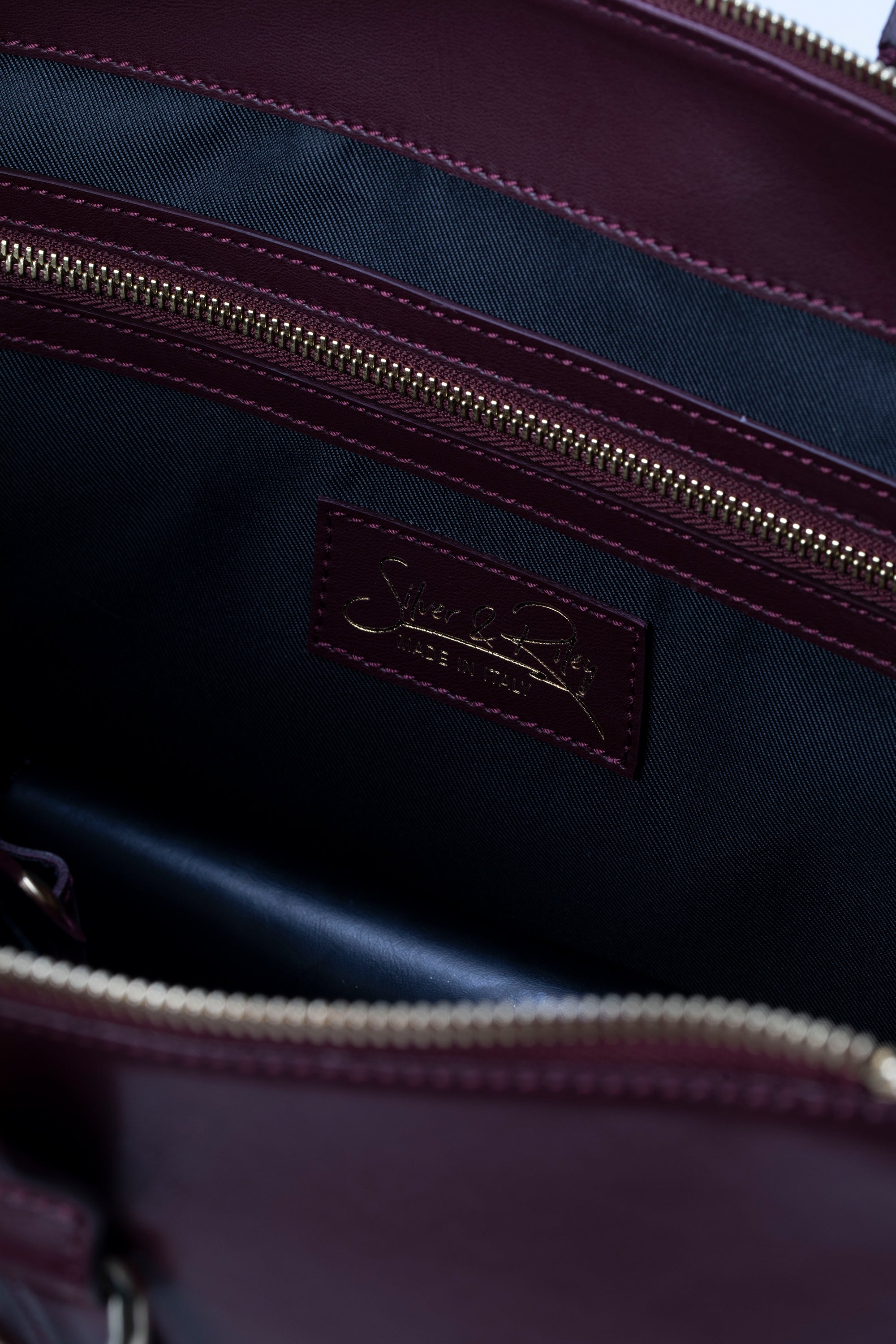 Convertible Executive Bag in Burgundy - Silver & Riley