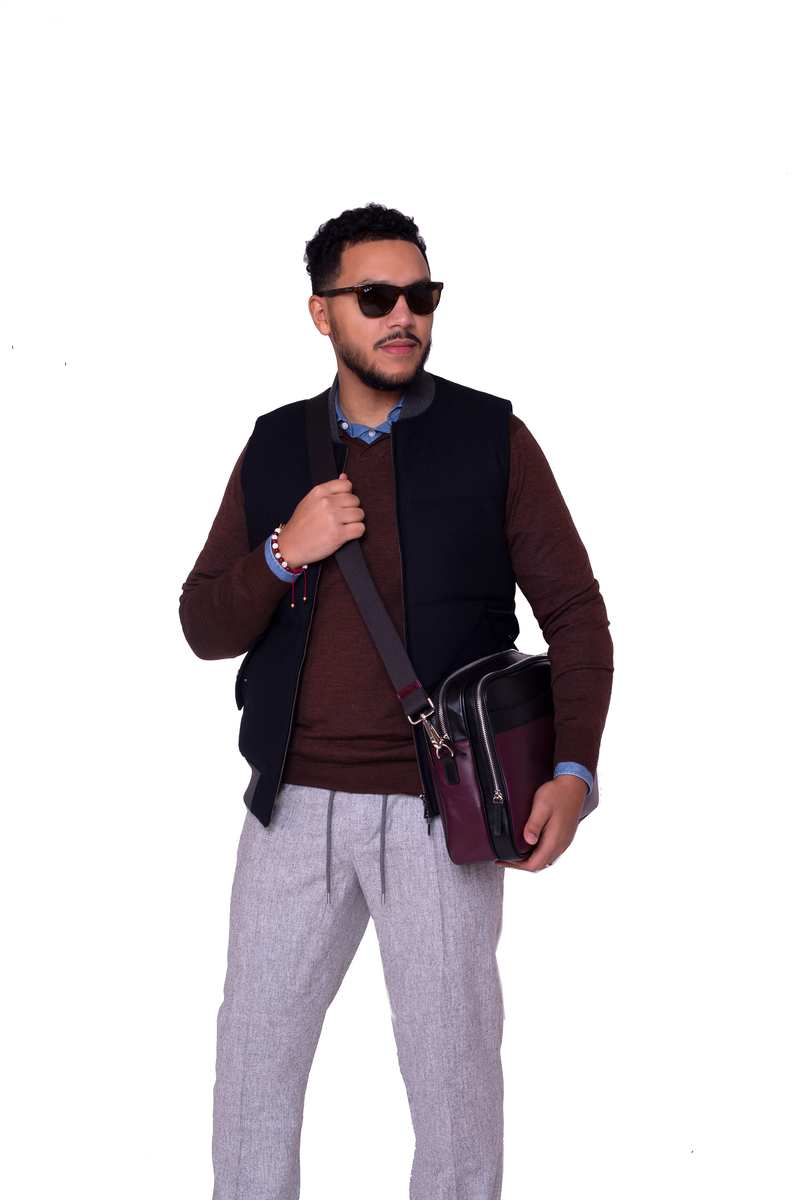 Tillberg men wallet, purse, pocket real leather 10cmx12,5cmx2cm black