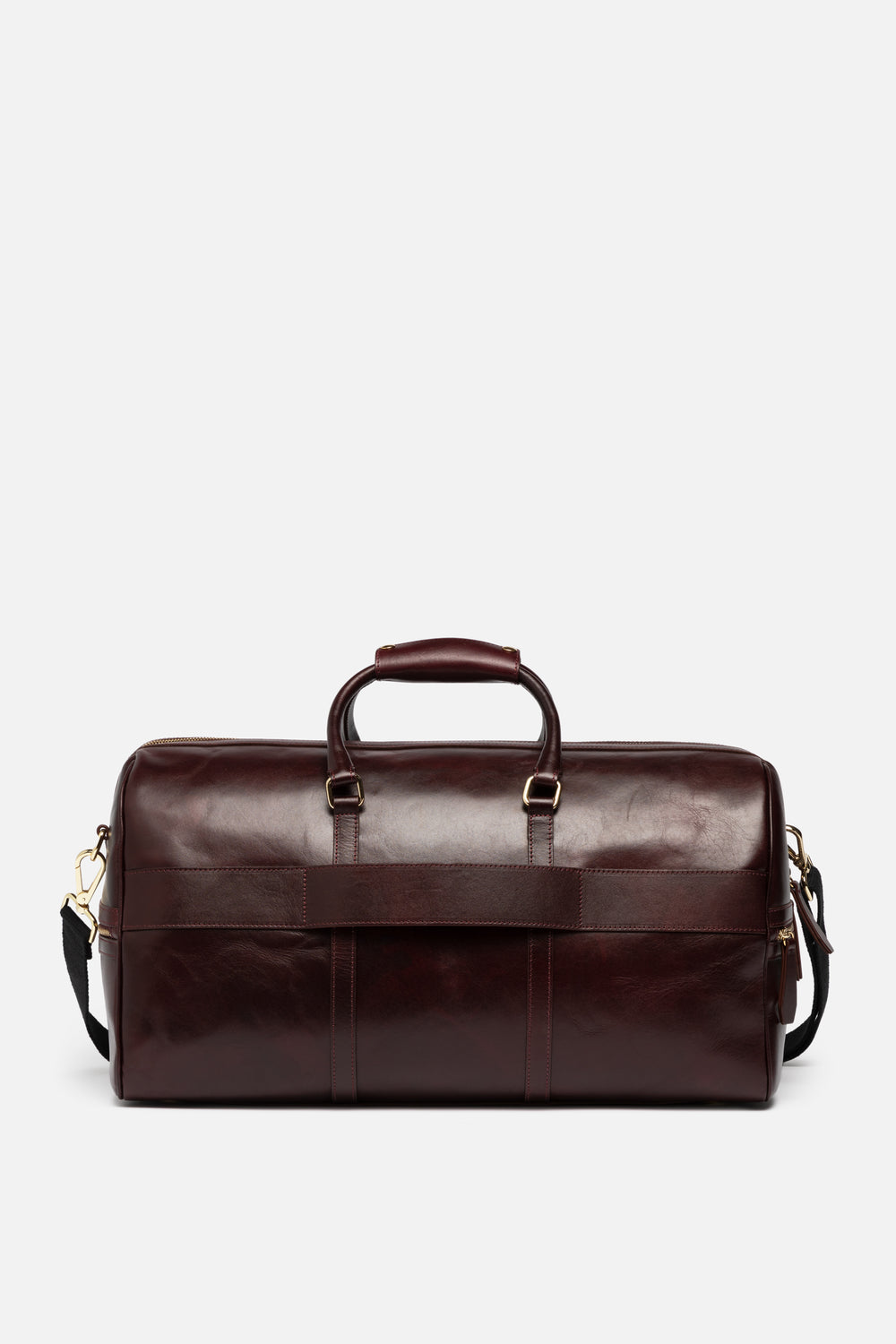 Beverly Hills Carryall Duffle Leather Bag in Oxblood Burgundy - WAITLIST