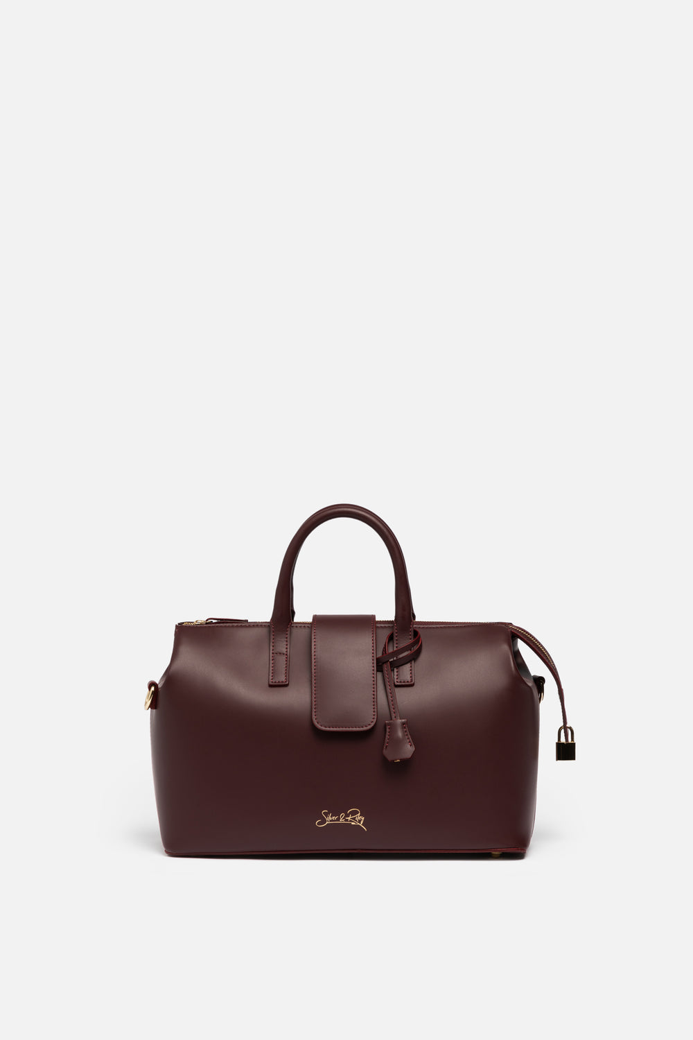 Convertible Executive Leather Bag Classic Size in Burgundy - WAITLIST