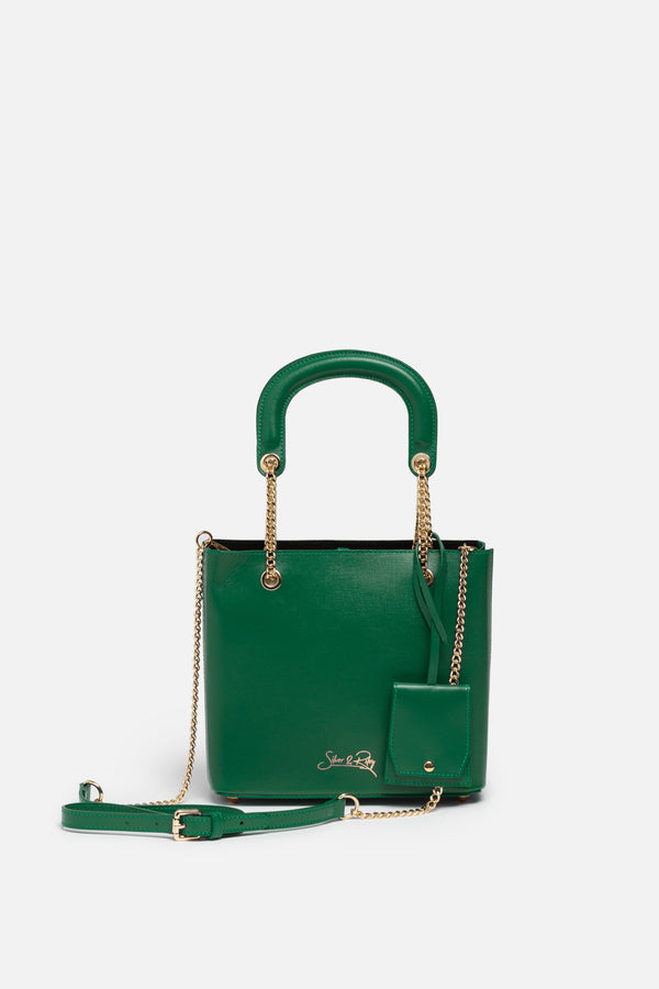 SSW - Dubai Crossbody and Lady Leather Bag in Luscious Green