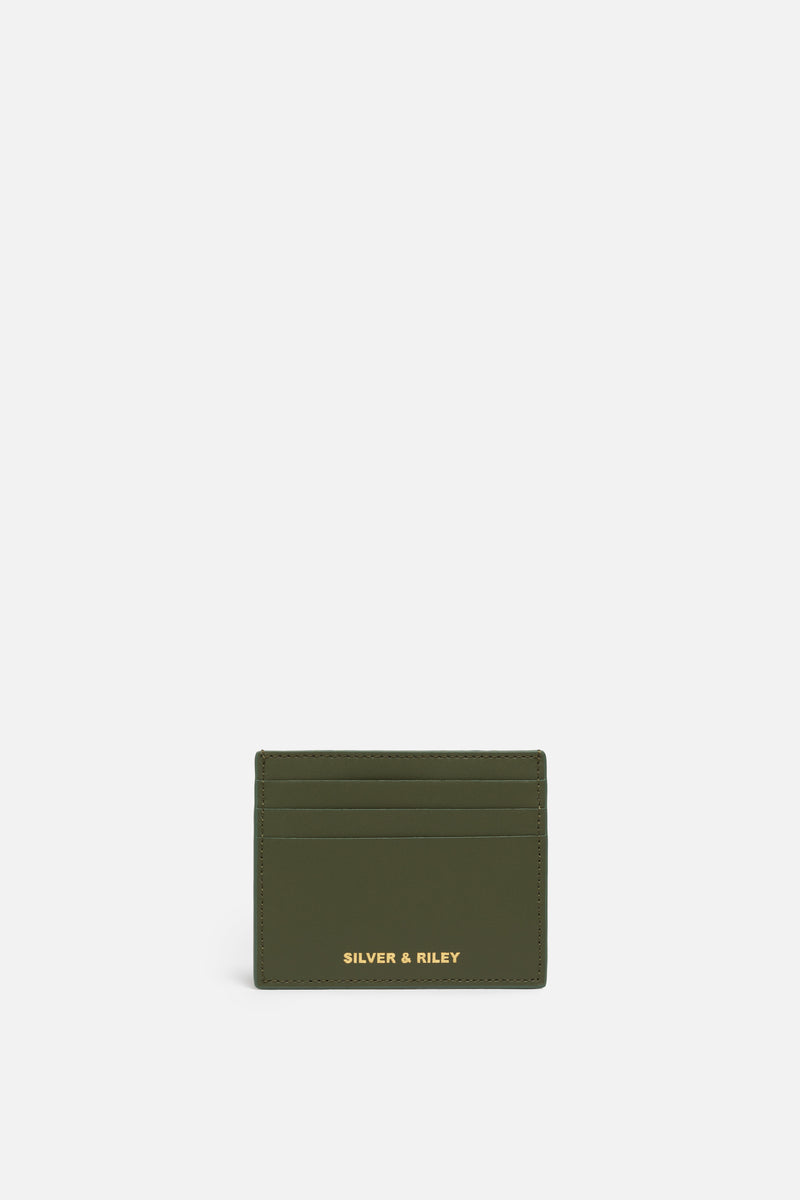 Lisbon Card Holder in Olive Green