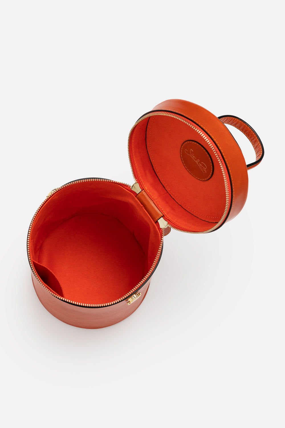 NOLA Bucket Leather Bag in Midnight Green