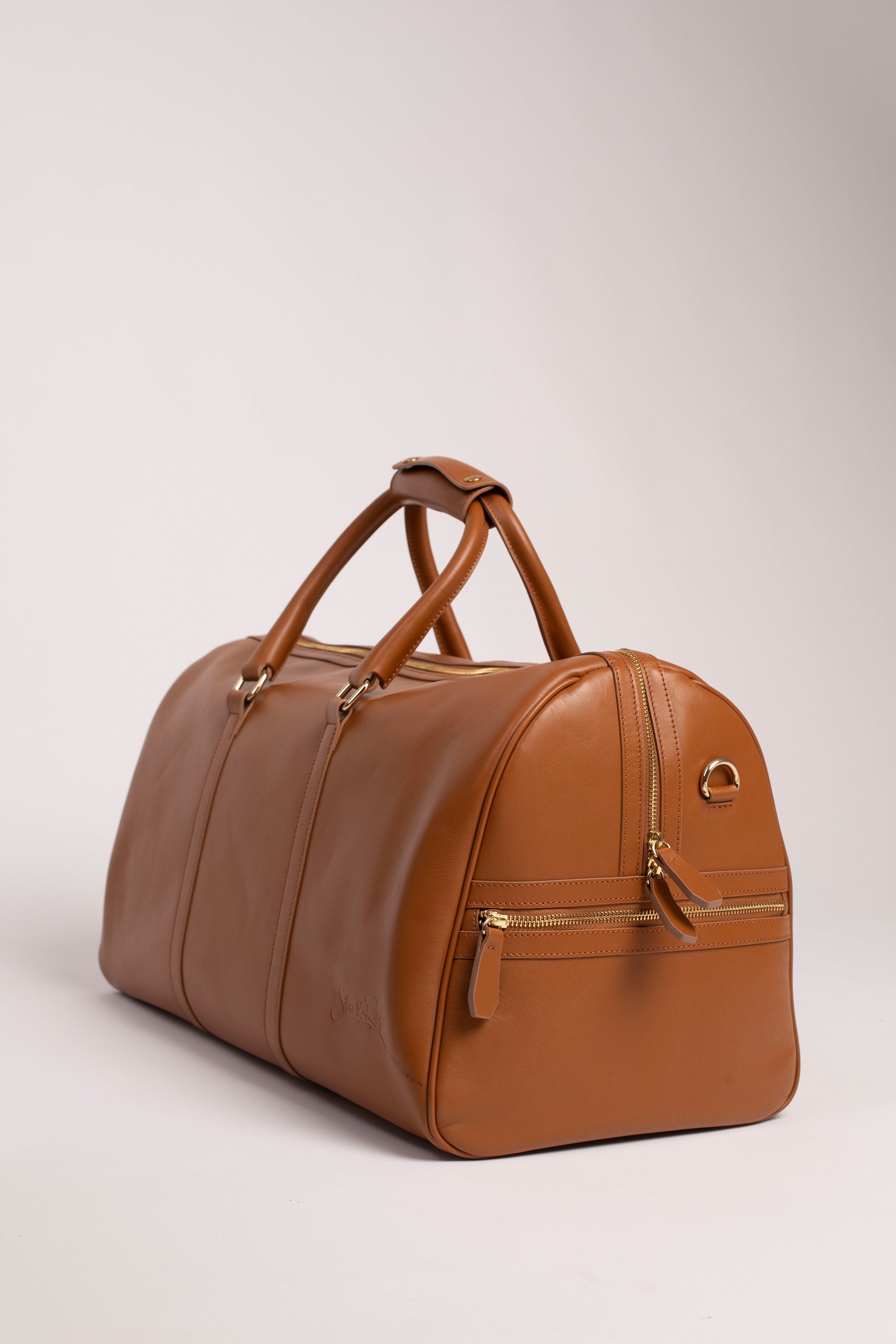 Carryall Duffle Bag in Camel - Silver & Riley